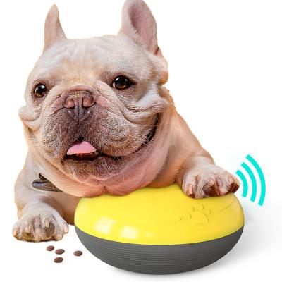 China Amazon Viable Hot Sales Tumble Treat Dispensing Interactive Squeaky Dog Puzzle Chew Toys Interesting Pet Feeder Bowl for sale