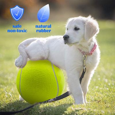 China Sustainable Tennis Eco-friendly Clean Teeth Chew Dog Toy Pet Toy Air Inflation Ball Toy Manufacturer Rubber Products Wholesale Custom for sale