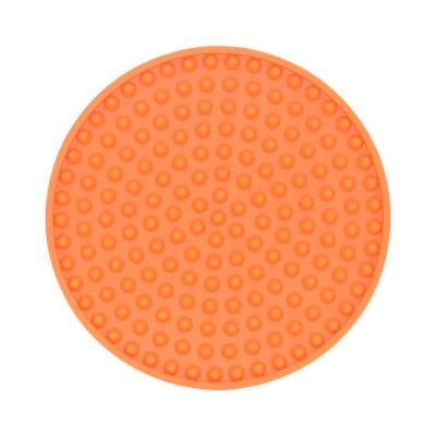 China 6 Styles Sustainable Silicone Eco-Friendly Dog Lick Mat & Fun Alternative To Slow Feeder Dog Bowls & Sniffle Mat For Dogs With Suction Cup for sale