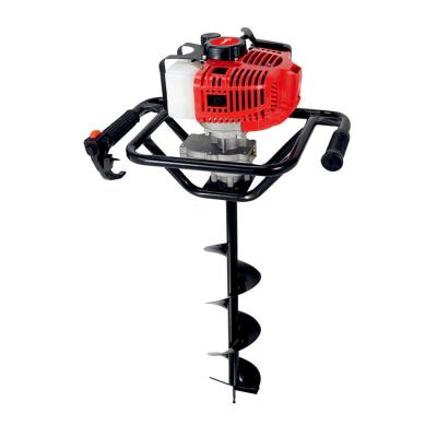 China Hole Digging RORX factory direct supply gasoline engine 2 stroke 51.7cc earth auger with 100/150/200mm bit CE approved for sale