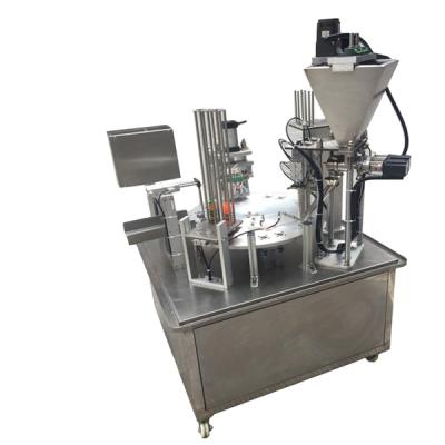 China Automatic coffee capsule beverage nespresso filling and sealing machine for powder packing high speed rotary type en venta