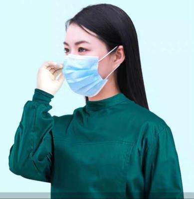 China Disposable 3ply Ear Loop Twilight Proof Strap Adult Face Mask for sale