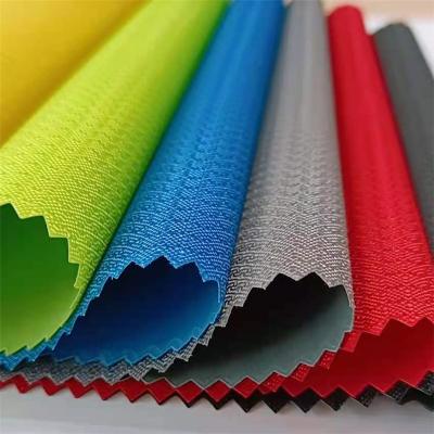 China Small Square Polyester Tear-Resistant Oxford Fabric With Mat PVC For Handbag / School Bags for sale