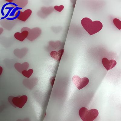 China Factory Wholesale Anti-static PVC Transparent Printing Raincoat Raincoat Fabric for sale