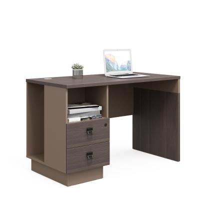 China Boshen Multifunctional Hot Selling Popular Computer Desk Small Solid Wood Table With 2 Cabinet For Home for sale