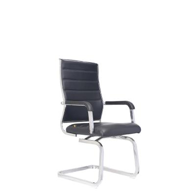 China Factory hot sales PU chair office chair office chair leather metting swivel chair for sale