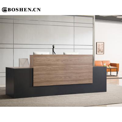 China Hot Selling New Multifunctional Modern Design Reception Desk Red Nail Salon Europe Europe for sale