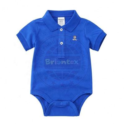 China Comfortable Breathble Briantex Baby Rompers Clothes High Quality 100% Cotton Newborn Baby Wear For 0-12 Months Baby for sale