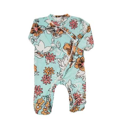 China Briantex baby jumpsuit rayon long sleeving infants and toddlers support china wholesale infants and toddlers rompers girl clothing baby jumpsuit footed rompers for sale