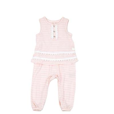 China 2020 New Summer Babies 2020 Briantex Cotton Design 0-2 Years Old Baby Clothes Sleeveless Polyester / Cotton Knitted Support Romper for sale