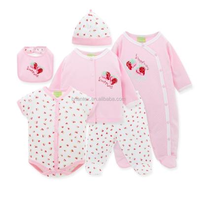 China High Quality Briantex Antibacterial Semi-comb Baby Clothes, Newborn Clothes Baby Clothes Design for sale