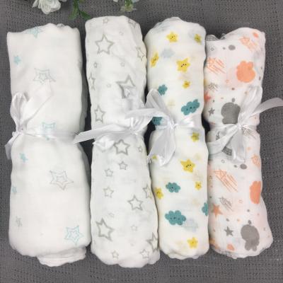 China Briantex 100% Bamboo Muslin Baby Wraps Anti-pilling Wraps Covering Set Baby Gift Set Box for sale