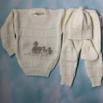 China Popular Briantex Africa Market Baby Sweater Set and Shawl G# BABY SQUIRTLE SET for sale