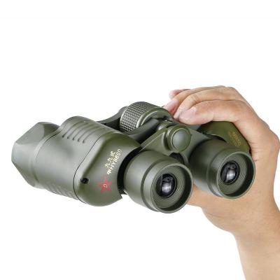 China Metal + 50x50 night vision objective lens high definition military low level prism rubber outdoor waterproof bak4 binoculars big for HU for sale