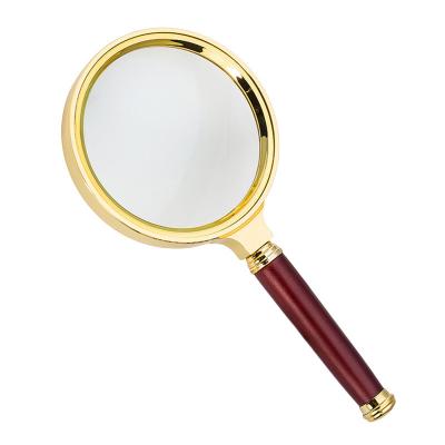 China Magnifier Used 60/70/80/90mm 10X Magnifying Glass High Definition Reading Portable Handheld Magnifier For Telling Jewelry for sale