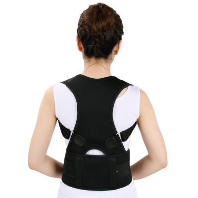 China Baoya 2021 Comfortable Adjustable Breathable Orthosis Clavicle Support Posture Neoprene Clavicle Back Support for sale