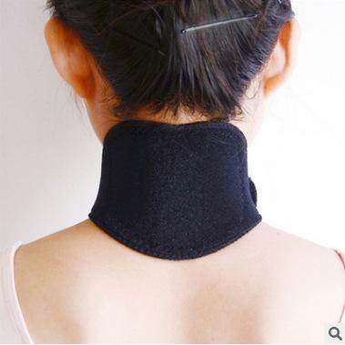 China Breathable Neck Support Adjustable Self Heating Neck Guard Holesale Thermal Magnetic Neck Support Belt for sale