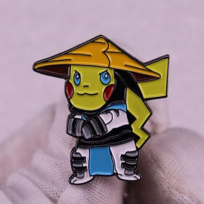 China Cute Metal Cartoon Character Brooch Pin for sale