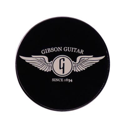 China 1894 Gibson Guitar Since Logo Round Metal Badge G Wings Pin for sale