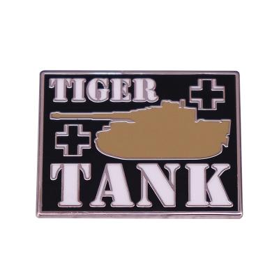 China Vintage German World WW2 Tiger Tank Lapel Pin Wehrmacht Metal Tanks WarThunder Panzer Badge Military History Lovers Gift Great for sale