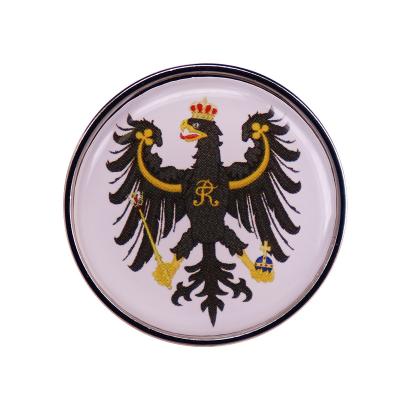 China Metal Kingdom of Prussia Eagle Enamel Pin Coat Old Arm Badge Germany Empire Jewelry Accessories for sale