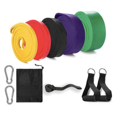 China Different strength level and durable material custom thickness pull up aid exercise seated resistance band for sale