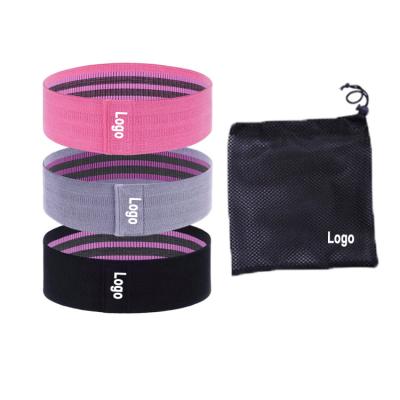 China High quality and grippy workout stretch set of 3 non-slip resistance booty bands for legs and butt for sale