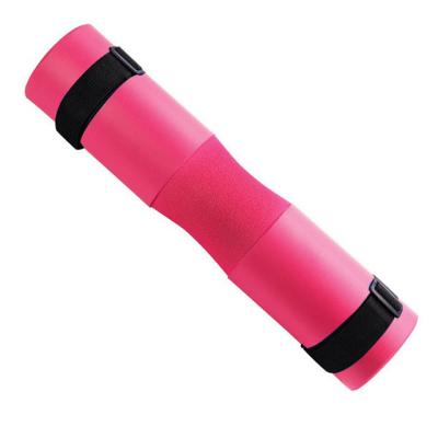 China Weight Training Fitness Customized Logo Pink Foam Shoulder Protective Barbell Squat Pad for sale