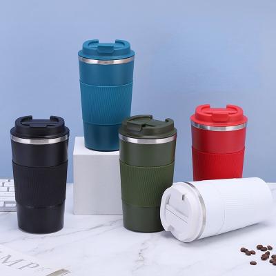 China PORTABLE Travel 17oz/13oz Coffee Mug Sublimation 304 Stainless Steel Mug Tumblers With Lid for sale