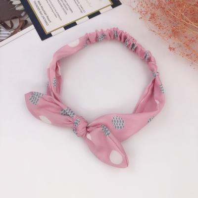 China Soft Elastic Head Wrap Stretch Headbands Moisture Twisted Hair Accessories Cute Headband for sale