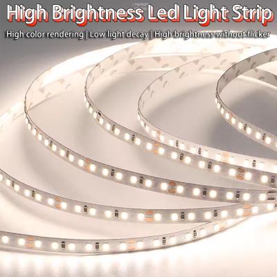 China LED12V SMD 24V High Brightness Low Voltage Linear Light Trough Light Source Self-Adhesive Soft Light Strip for sale