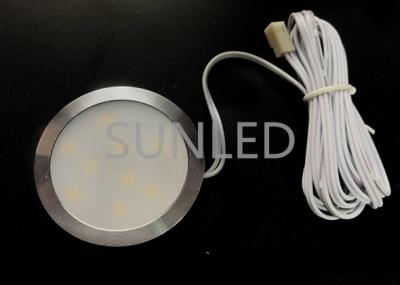 China Ronde vorm onder de toonbank LED-lichten Aluminium DC12V 120 graden straalhoek Te koop