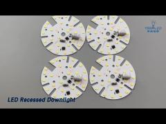 PCB LED Recessed Downlight Board 7w 12w Smd 2835 Aluminum High Brightness