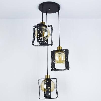 China Modern Iron Dining Room Pendant Lamp Glass Dining Light for sale