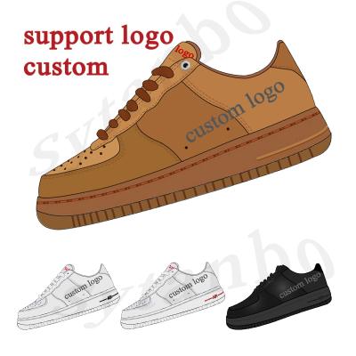 China Custom Fashion Casual Sneakers Shoes Air1 F Designer Basketball Shoes Sneakers Fashion Trend Logo Skateboarding Shoes for sale