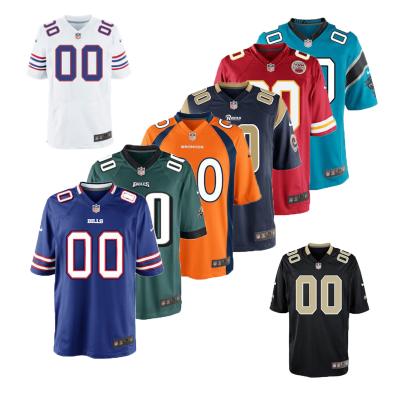 China Breathable Custom Your Digital Logo Name American Football Jersey Stitched Nfl Tank Top for sale