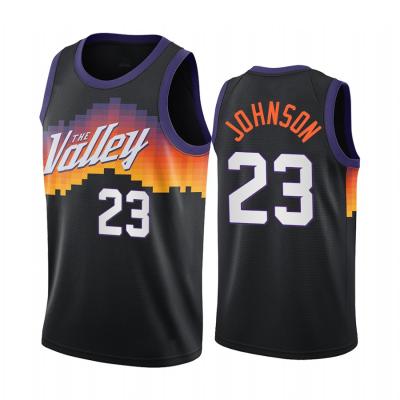 China Latest Logo Basketball Uniforms Custom Devin Breathable Booker-1 Nash-13 Ayton- 22 The Valley Tank Top for sale