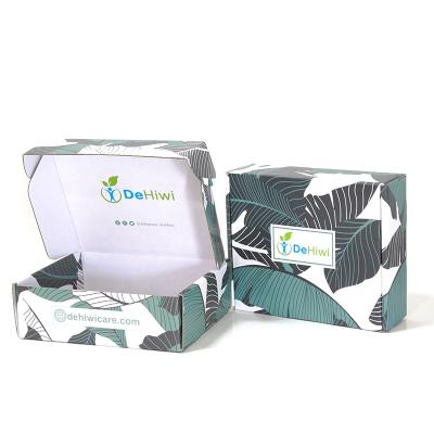 China Recycled materials manufacturer customized logo recyclable material corrugated box clothes cajas carton packaging mailer boxes for sale