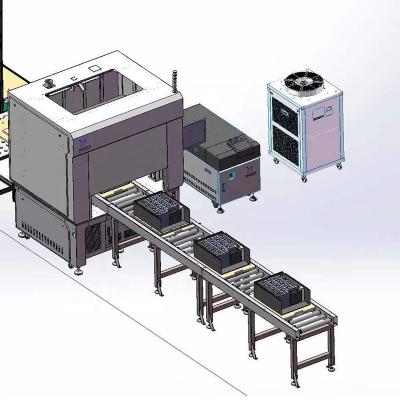 China Factory Semi-automatic Lithium Battery Module Fiber Laser Welding Package Production Line for sale