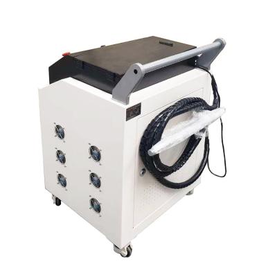 Chine 1000w Stainless Steel Rust Removing Fiber Laser Machine Fiber Optic Laser Cleaning Solvent For Lithium Cell Cleaning à vendre