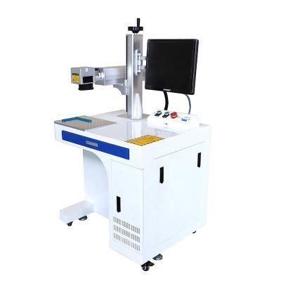 中国 Laser fiber laser marking machine with adjustable power is used for pattern and text marking engraving 販売のため