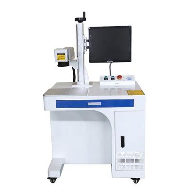 Chine Laser Marking Desktop 30W Fiber Laser Marking Machine For Marking Battery Metal Shell à vendre