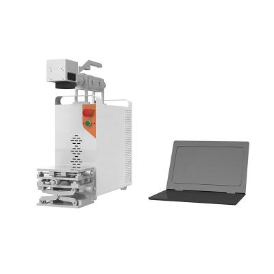 China Large Deep Marking Parts Laser Marking Machine Portable Handheld Laser Marking Equipment Lowest Price Fiber for sale