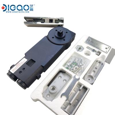 China Modern 360 Degree Opening Function Stainless Steel Cover Plate Iron Castin Body Glass Door Floor Hinge for sale