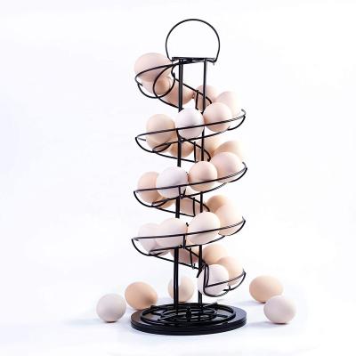 China Viable Organizer Large Capacity Egg Storage Display Holder for Raw/Soft Boiled Egg for sale