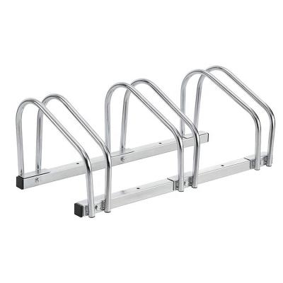 China Durable Household Goods 3 Bicycle Floor Parking Adjustable Storage Rack Rack Bike Rack Garage for sale