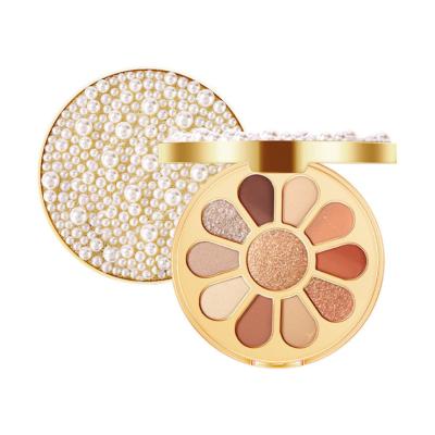 China Waterproof Eyeshadow Highlighter Makeup Dry Eye Shadow Palette 2 Types Palette for sale