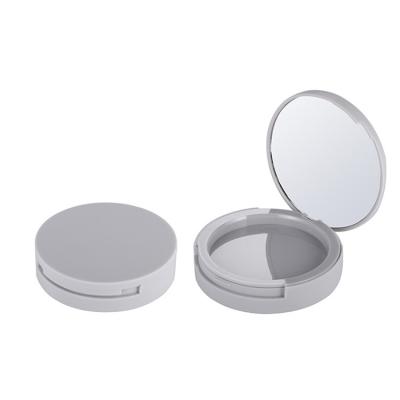 China 2021 Recyclable Hot Selling Single / Double-Layer Marble / White Powder Case Pressed Powder Containers With Mirror Logo Available for sale