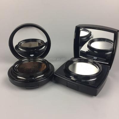 China New Design Materials Recycled Airless Type Empty BB Base Cushion Metal Air Powder Compact Case With Blast for sale