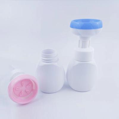 China Personal Care Porcelain In Stock Empty Blue Foam Plastic Pump Bottles Cosmetic Packaging 250ml Shampoo Pump Bottle for sale